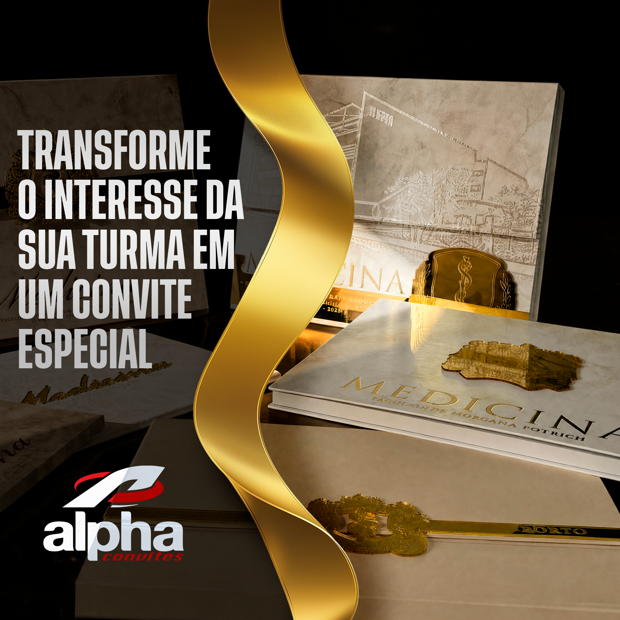 Transforme o interesse da sua turma em um convite especial — Alpha Convites